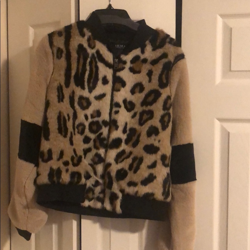 Never worn Akira Fur Jacket